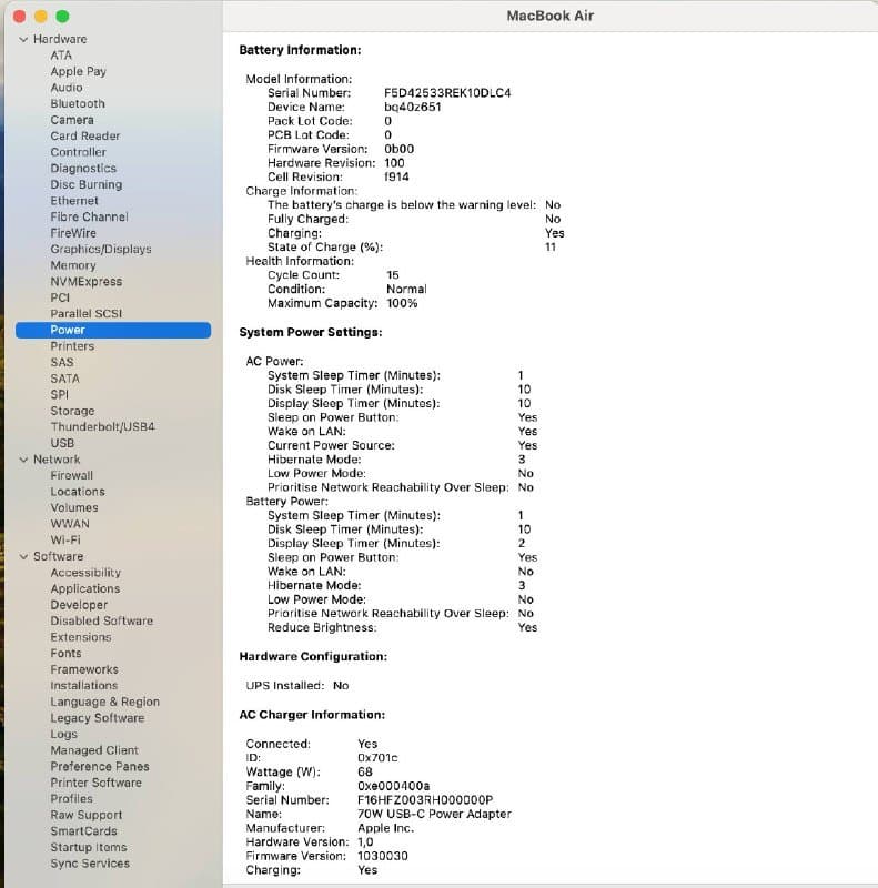 MacBook Air 13.6” Apple M3 16GB 512GB 5