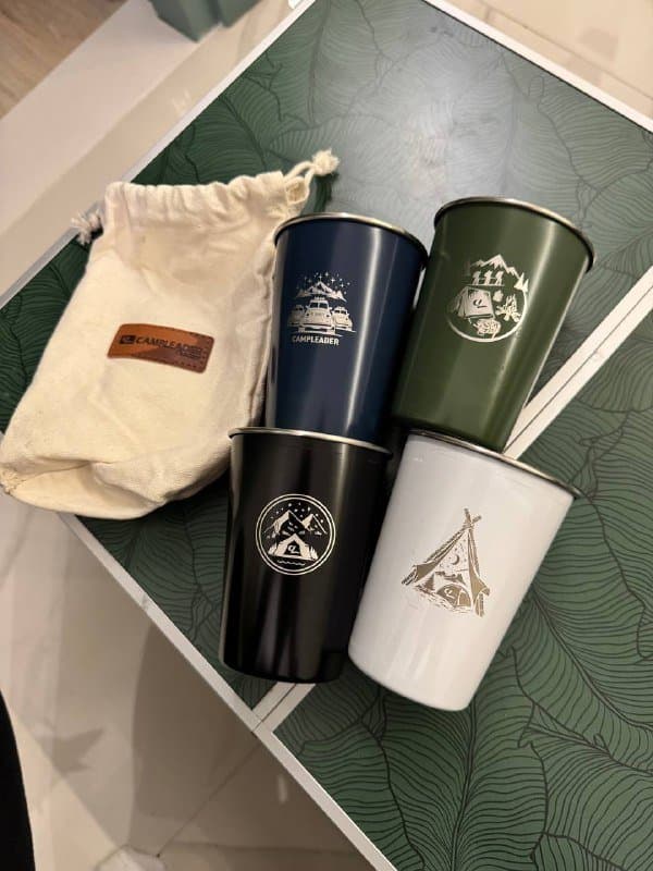 набор стаканов из нержавеющей стали