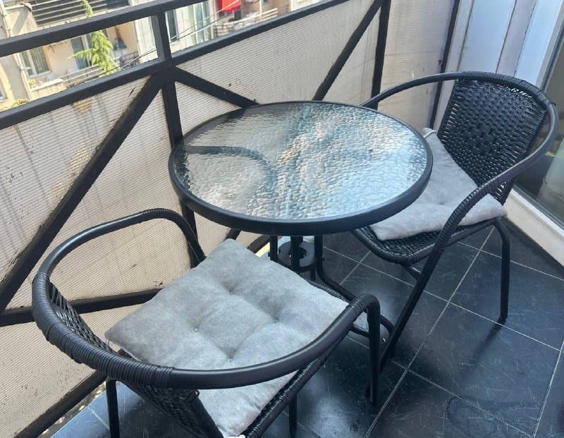 Комплект уличной мебели два кресла и стол 2