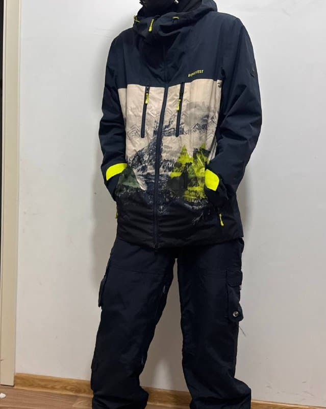 Мужской горнолыжный костюм для сноуборда