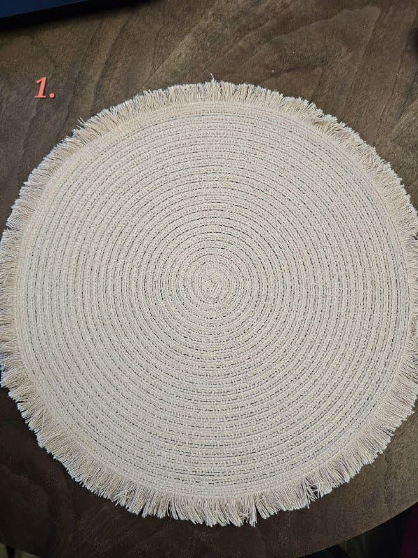 Подставки под тарелки розовые 6 шт.