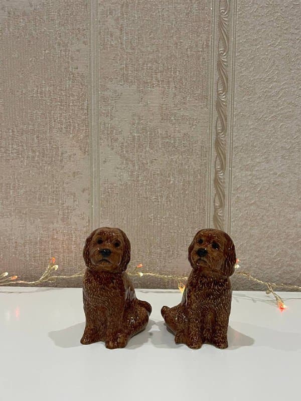 Набор для соли и перца в виде песиков Quail Ceramics