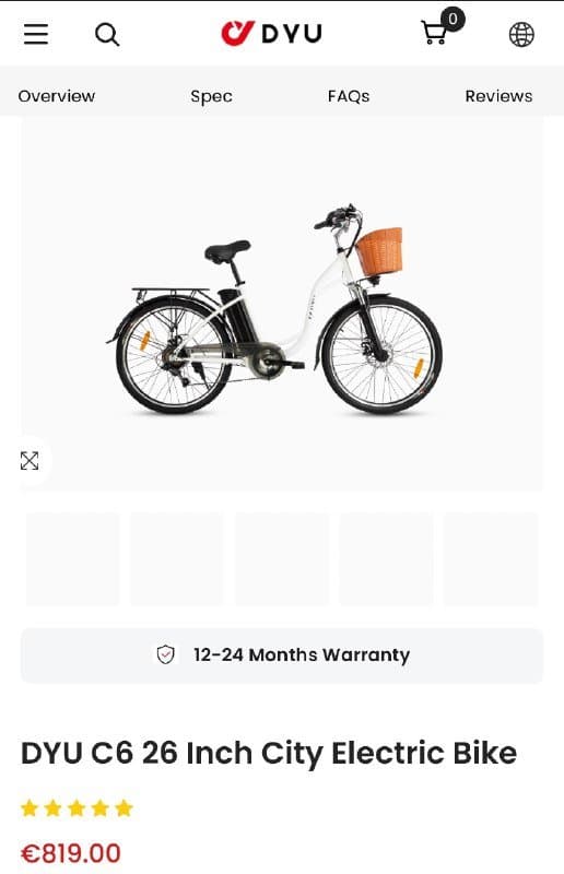 электровелосипед E-bike 4