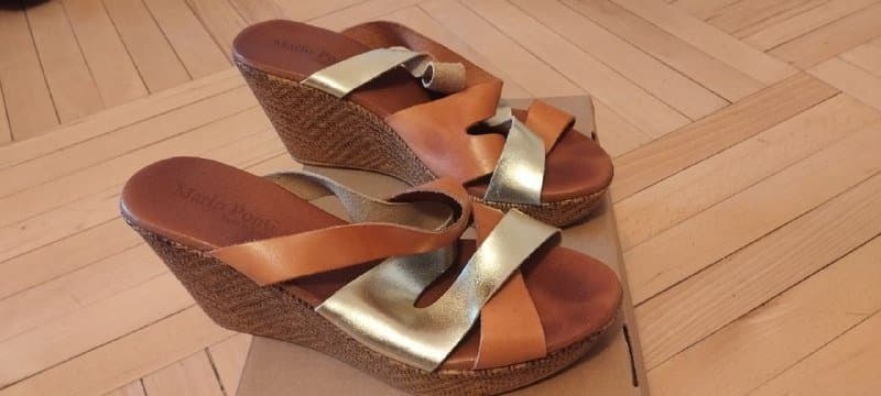 Сабо на танкетке, размер 40