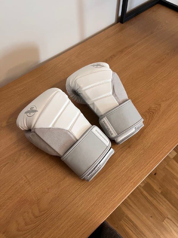 Боксерские перчатки Hayabusa T3 White/Grey 16 унц
