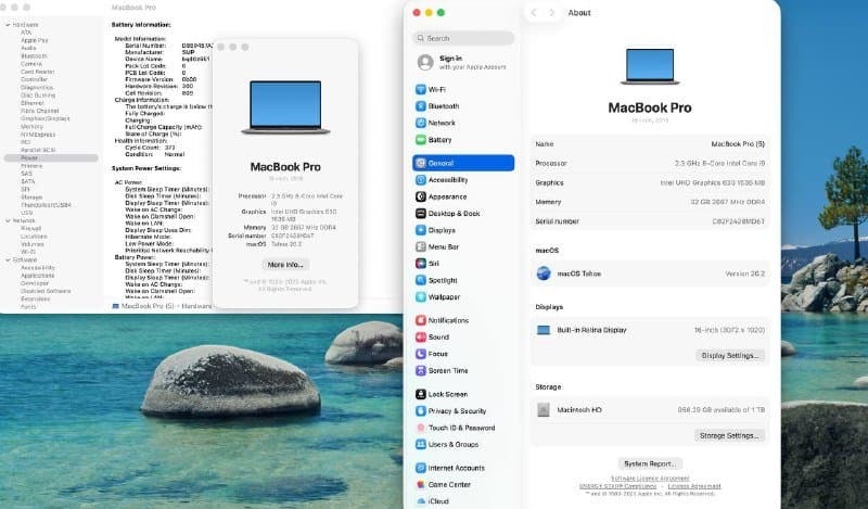 Macbook Pro 2019 i9 32GB 1TB SSD 2