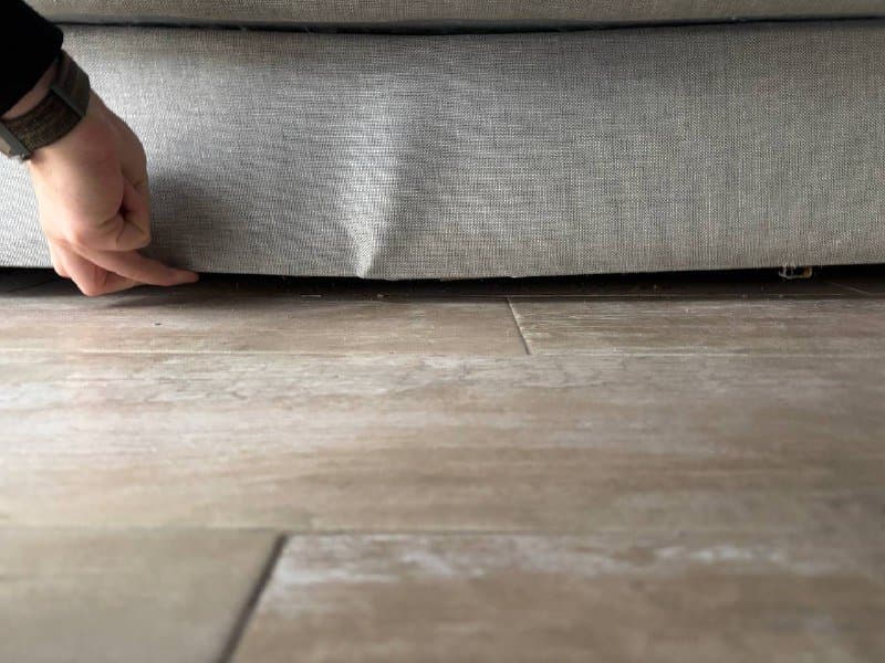 Раскладной диван с нишей для хранения 4