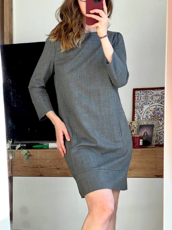 Деловое платье из верджинской шерсти Patrizia Pepe 1