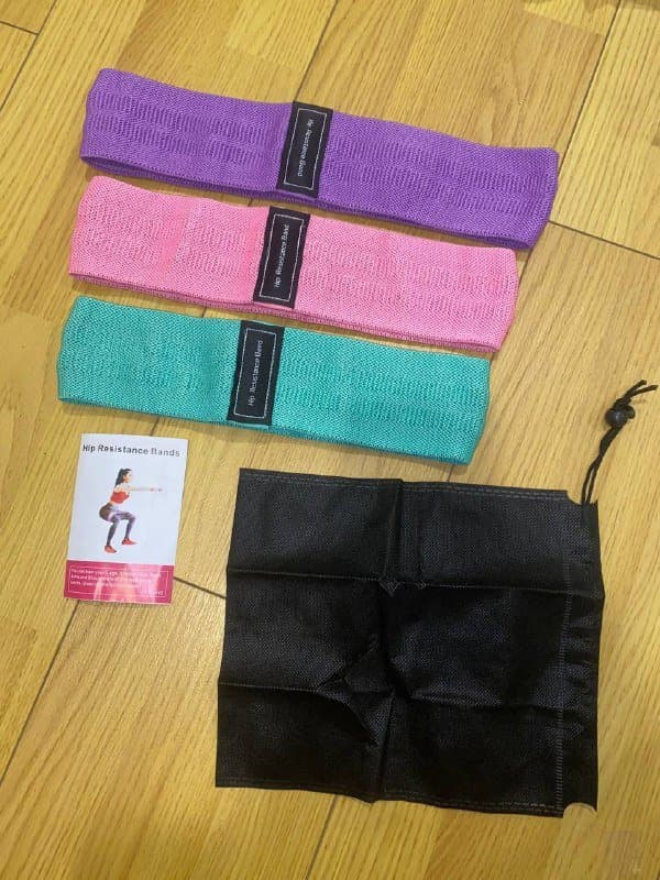 Набор эластичных лент эспандеров для спорта с чехлом 1