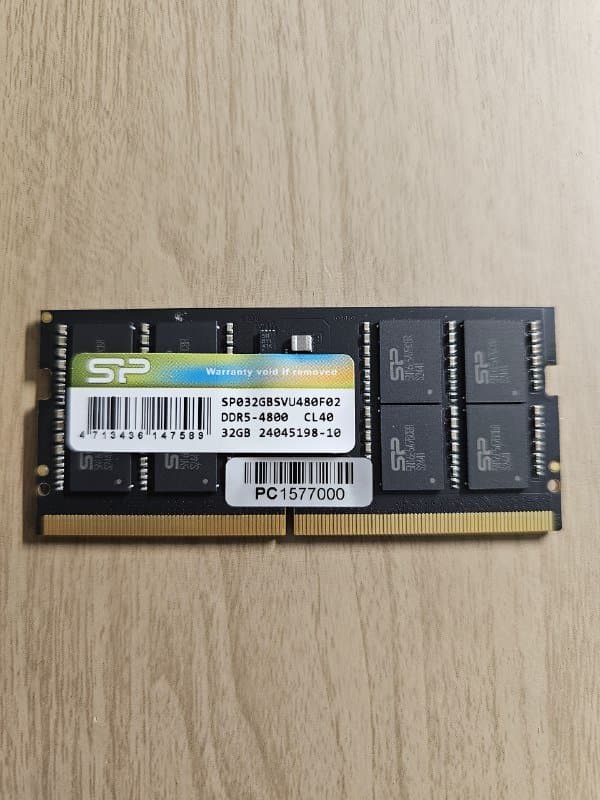 Ноутбук Dell Latitude 3410, планка памяти SP Silicon Power 32GB DDR5 4