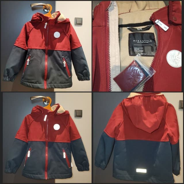 Куртка детская Nikastyle размер 104 софтшелл