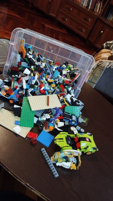 Лего большой набор с 2 пластинами