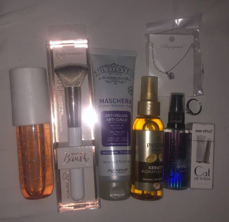 Маска для волос, бальзам для губ, масло, сыворотка, духи, кисточка, кольцо, кулон 2