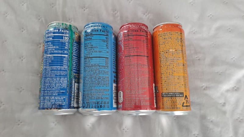 Энергетические напитки Monster Ultra Blue, Ultra Red 2