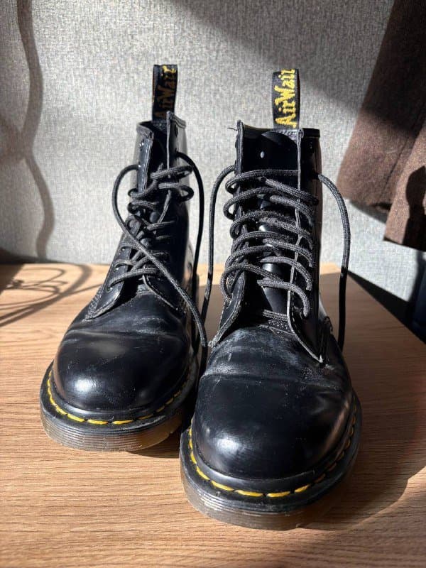 Ботинки Dr Martens черные б/у 2