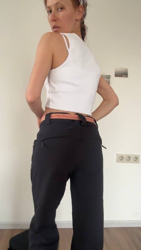 Кроссовки New balance, штаны для хайкинга, бежевые штаны 3