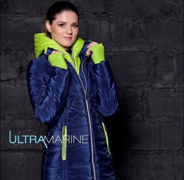 Теплая куртка Ultramarine для беременных размер 46-48