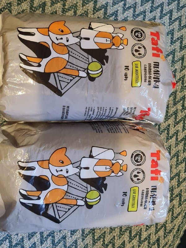 Пеленки для собак 60×40, 19 штук