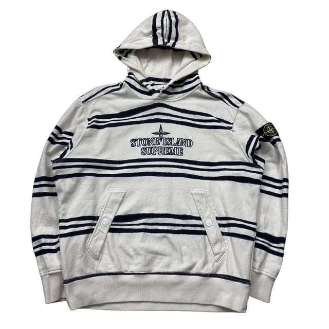 Худи Stone Island x Supreme, Обувь Maison Margiela Future Low Black