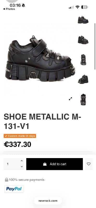 Ботинки New Rock размер 37 1