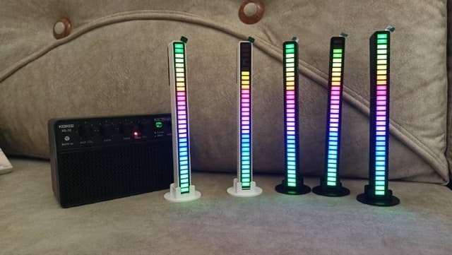 Набор RGB панелей с датчиком звука аккумуляторных