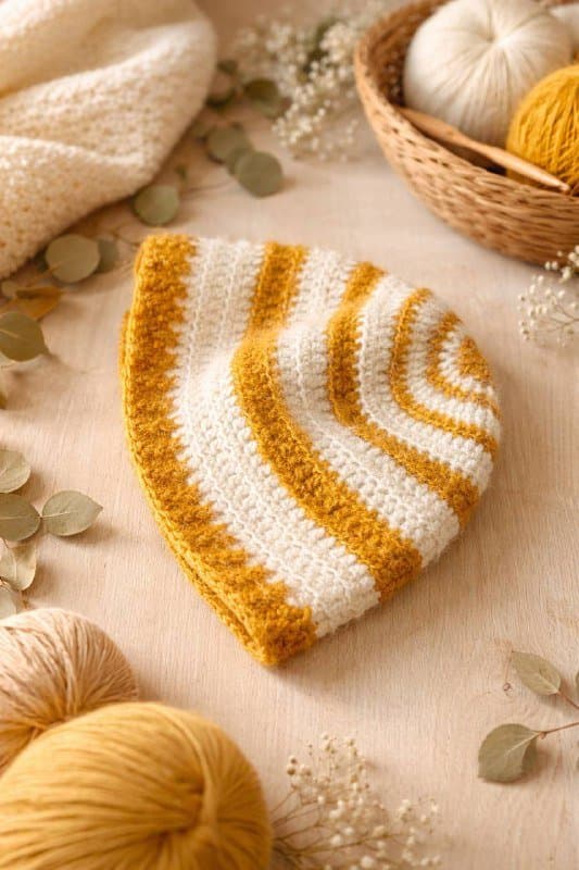 Шапка из махера