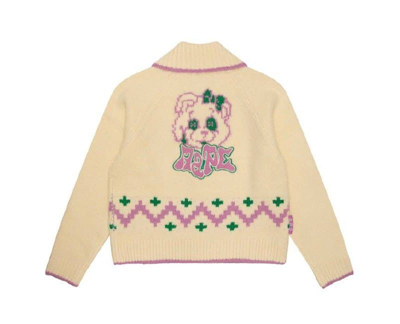 Aape Knit Cardigans Women's Ecru 2