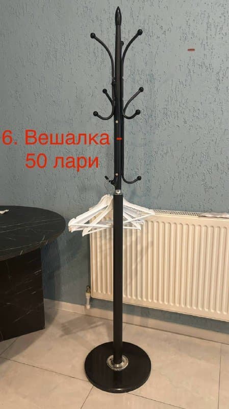 Столы, стулья, офисные и мягкие кресла, вешалка 6