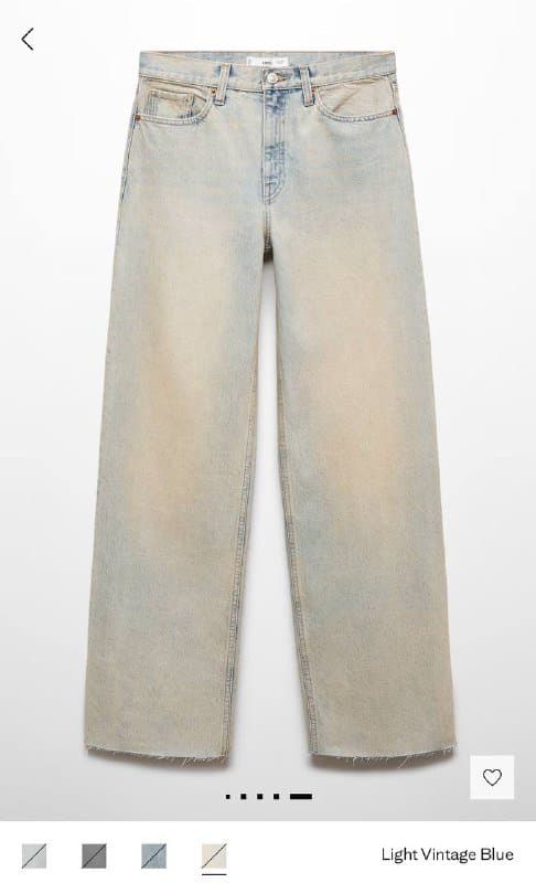 Джинсы MANGO высокие свободные 36 размер