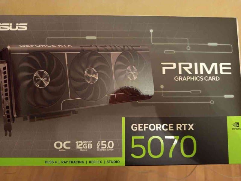 Видеокарта GeForce RTX 5070 новая 2