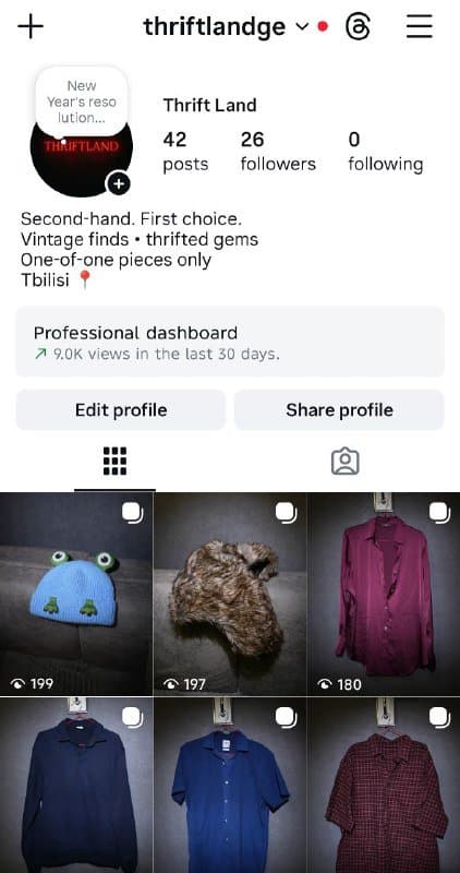Одежда, обувь, сумки из секонд-хенда