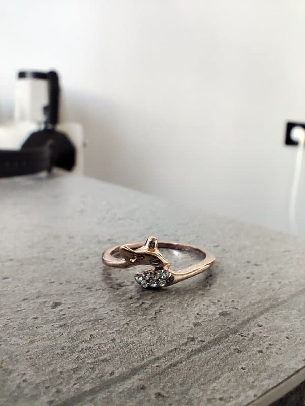 Кольцо с лисичкой 16 мм