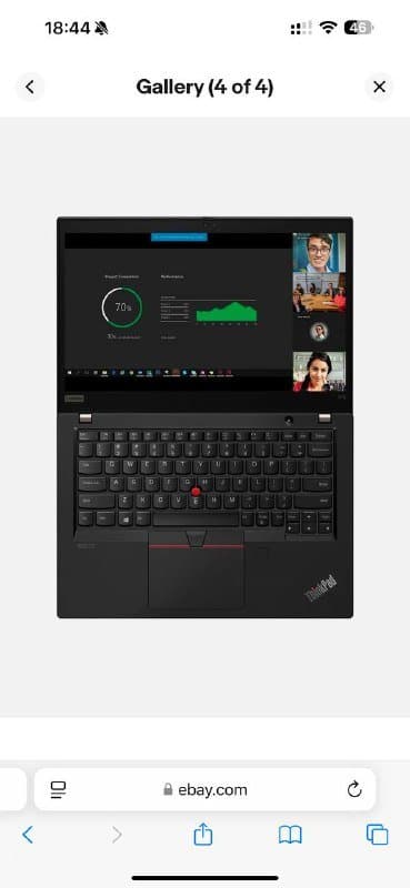 Lenovo ThinkPad X13 16GB RAM 256GB SSD 3