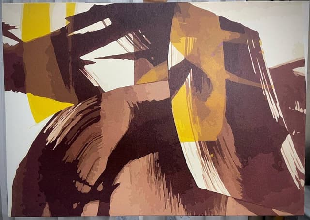 Картина печать на холсте абстракция