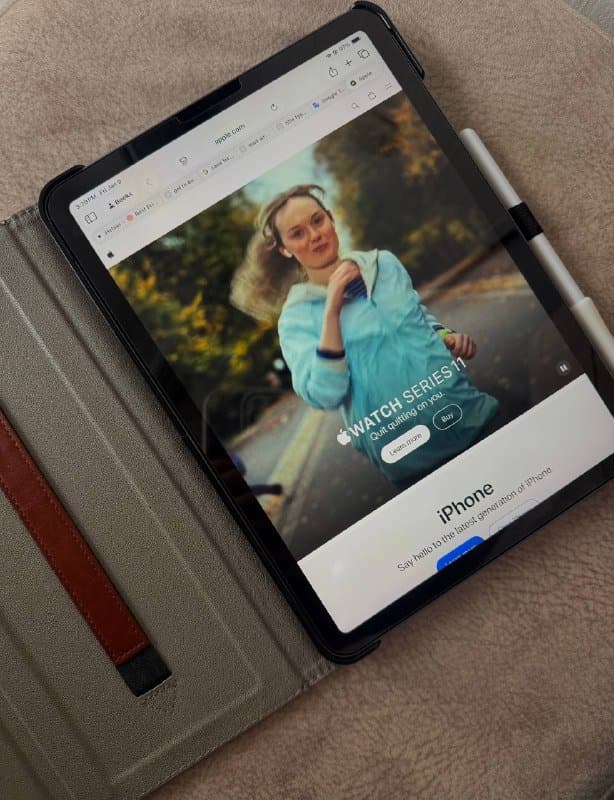 iPad Air 4-го поколения 64GB с чехлом и Apple Pencil