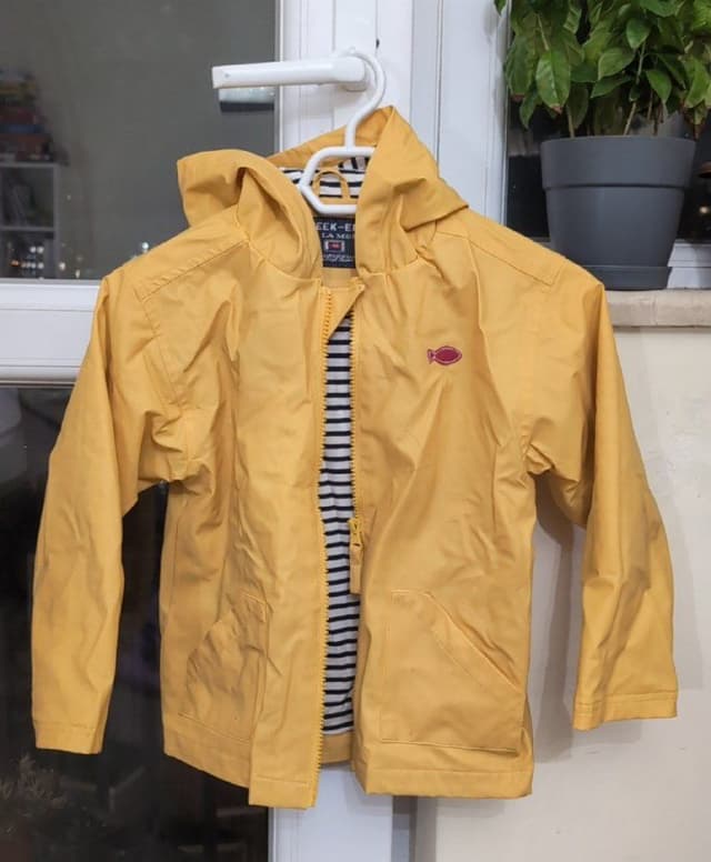 Куртка дождевик детская с подкладкой 4 года