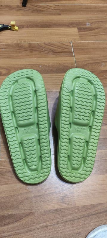 Мужские шлёпанцы зелёные 41 размер 3