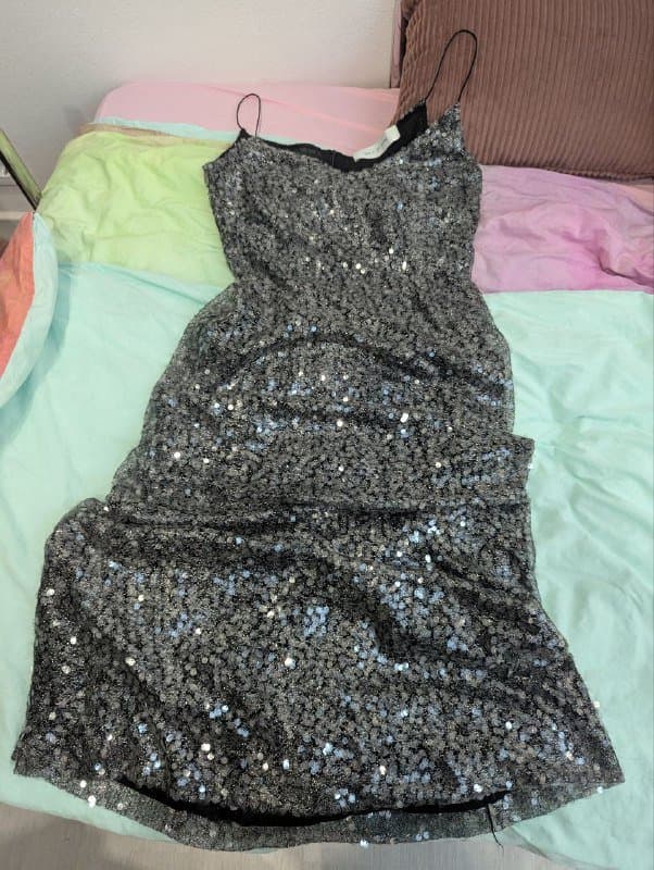 Платье Walk of Shame, корсет джинсовый, кофта с тиграми, юбка BYMODNO