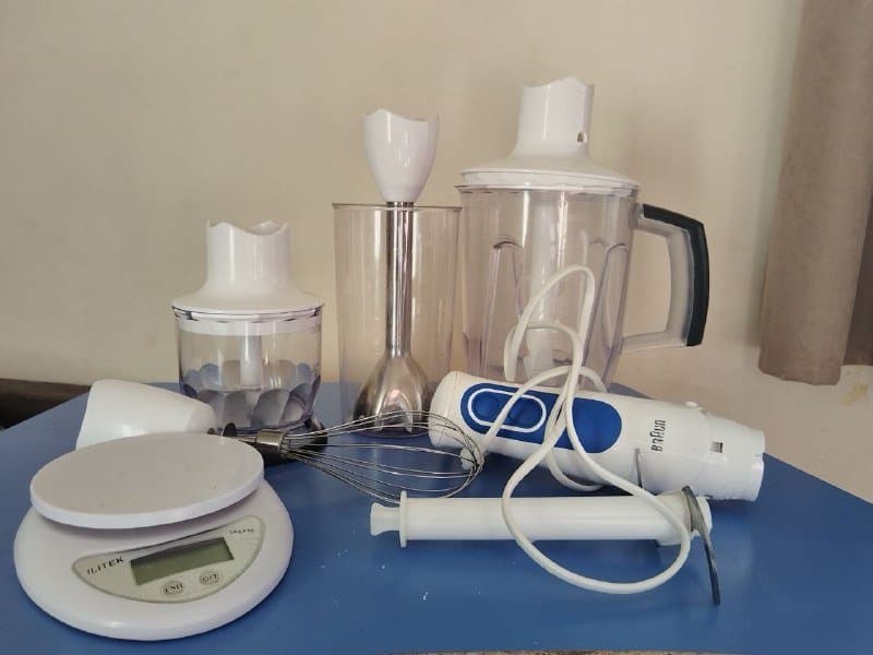 Блендер Braun и кухонные весы 1