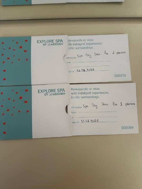 Два ваучера La Meridian в спа-салон