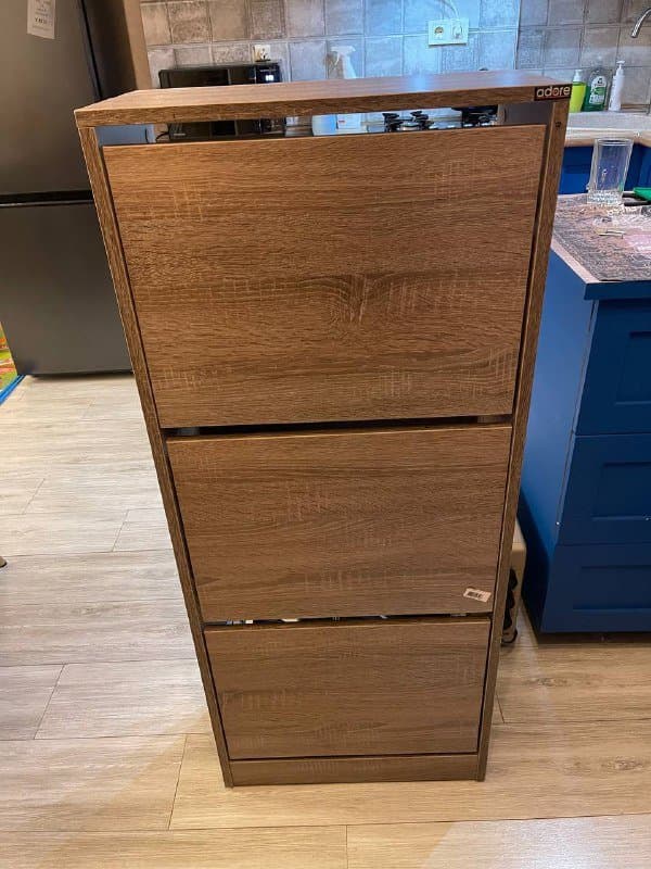 Обувница тумба полка для обуви 3 секции