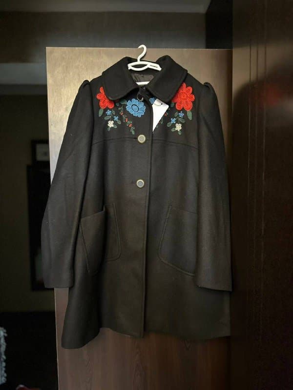 Чёрное пальто Zara, размер M 1