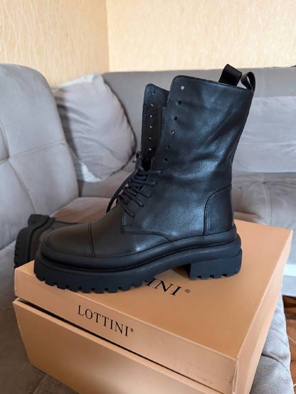 Новые женские кожаные ботинки размер 38-39 1