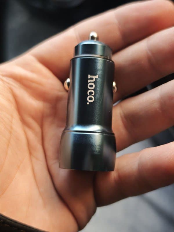Автомобильное зарядное устройство Hoco 20W с двумя USB-C