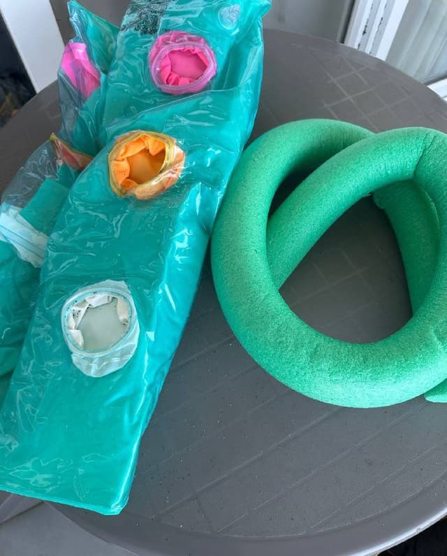 Матрас детский, труба для плавания