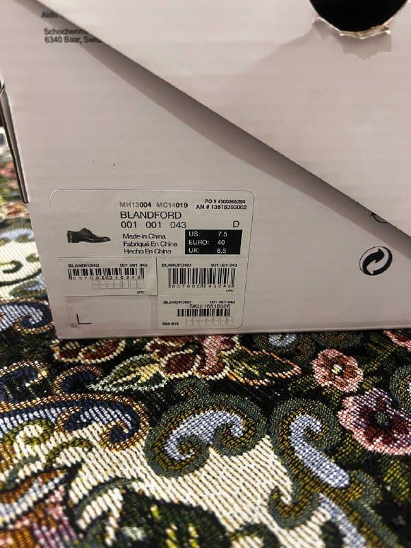 Мужские туфли ALDO натуральная кожа размер 40 6