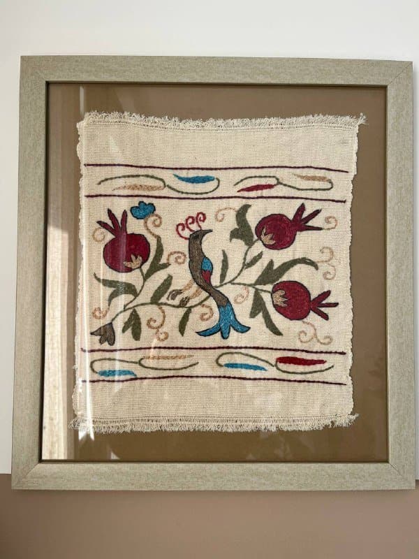 Узбекские сюзане, ручная вышивка, две декоративные работы 2