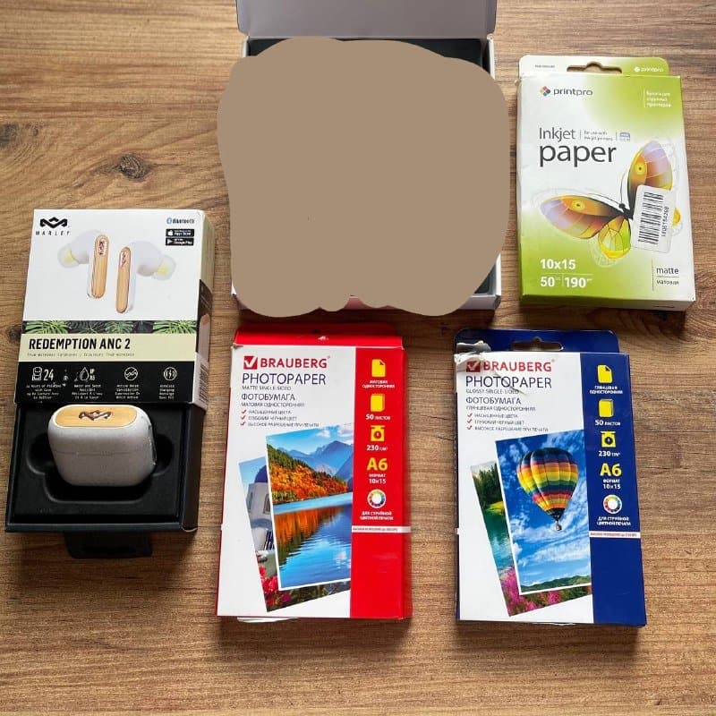 House of marley wireless earphones, Pandora charm, Tom Ford eyeshadows, perfumes, photo paper 2