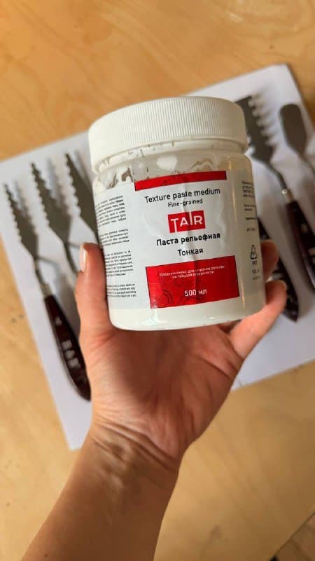 Набор мастехинов, мини шпатели, фактурный акрил 2