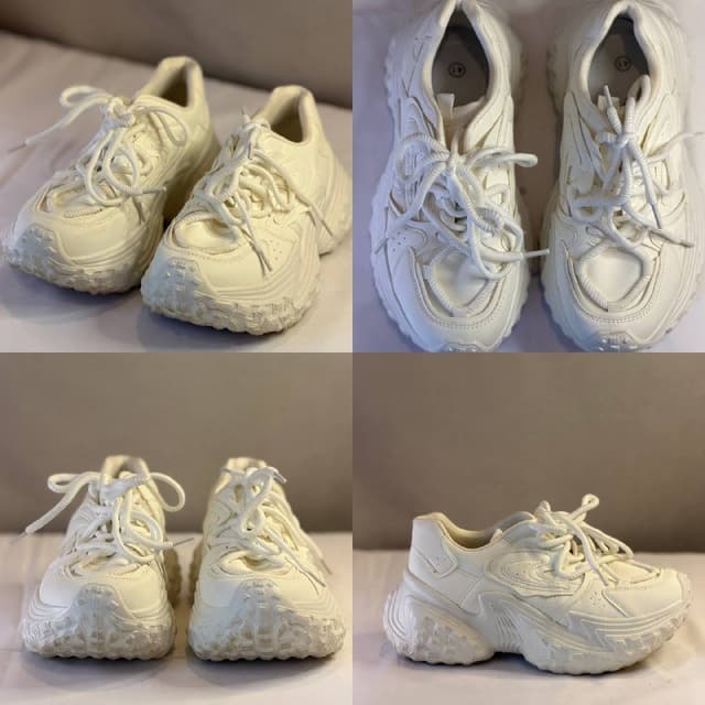 Белые кроссовки в стиле Balenciaga Eytys